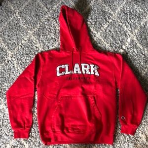 Clark Red Champion Hoodie